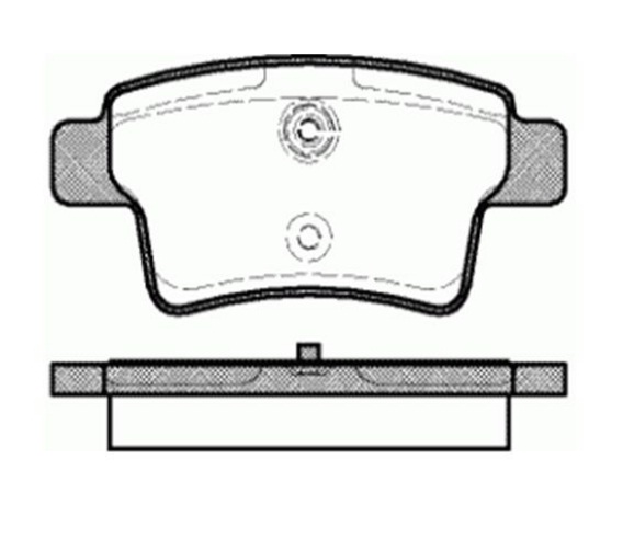 PLAQ DE FREIN AR CIT C4 PICASSO 1.6HDI 1.8 2.0 WVA24540