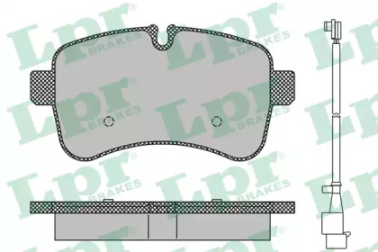 Kit de plaquettes de frein, frein à disque - 05P1296