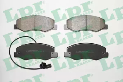 Kit de plaquettes de frein, frein à disque