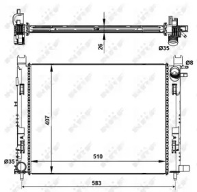 Radiateur, refroidissement du moteur